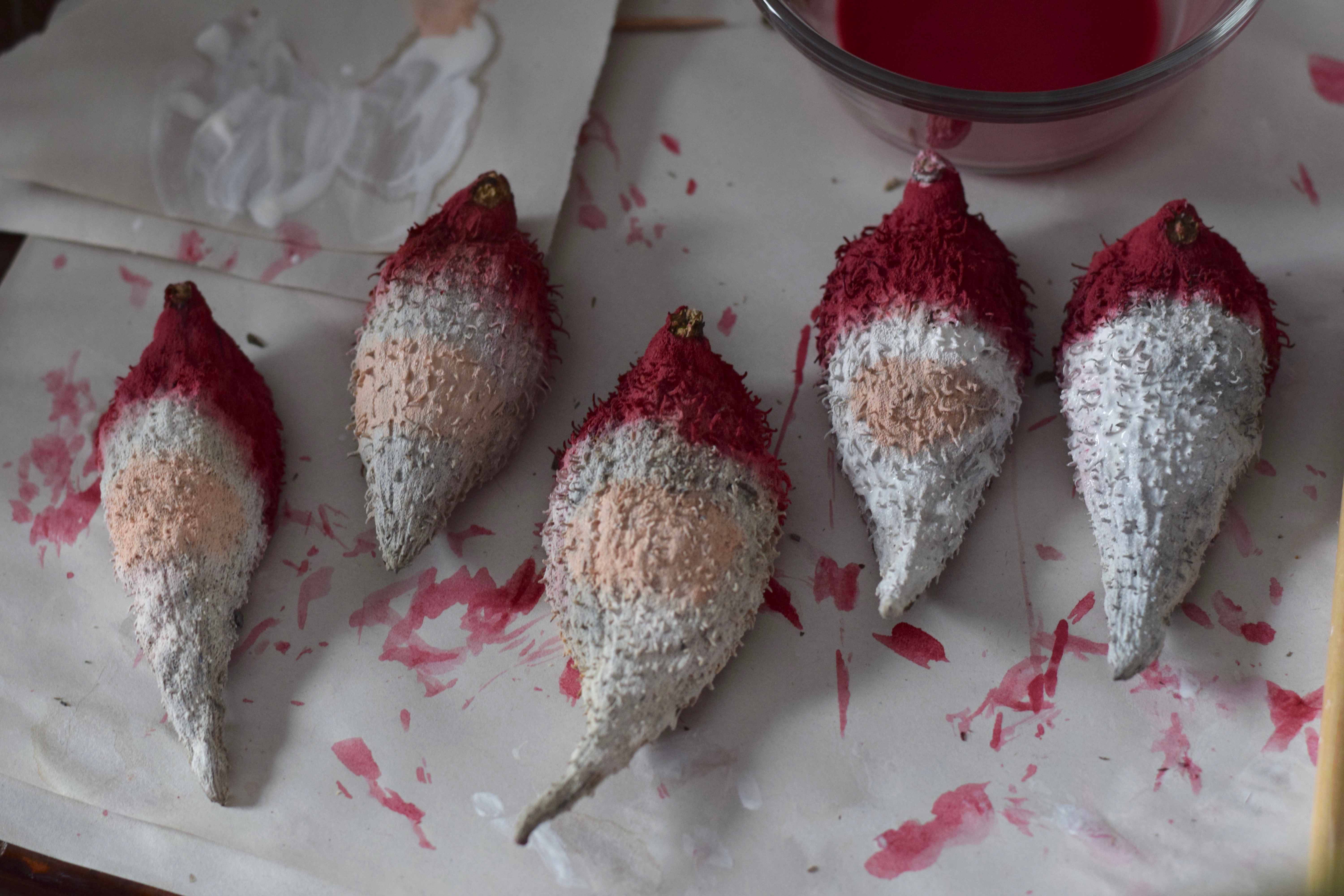 MilkWeed-Pod-Santa, Milkweed Pod Santa Ornaments {Χειροποίητο δώρο} ρουστίκ φυσικό φθηνό δώρο | Ομοίως
